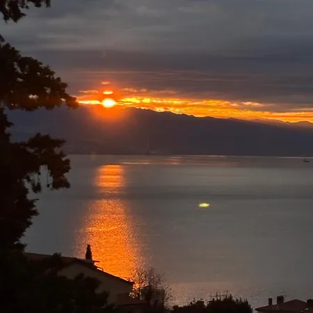 Golden Sunrise With The Swimming Pool